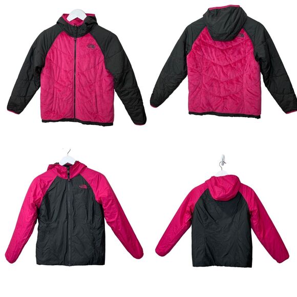 The North Face Other - The North Face Perseus Reversible Fleece Hoodie Coat Jacket Girls Size 14/16